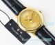 Swiss Quality Omega Constellation Gold Bezel Black Leather Strap Watches (3)_th.jpg